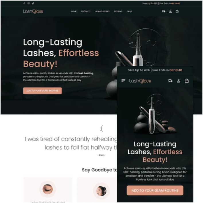 Beauty store template